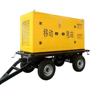150KW移動拖車發電機組